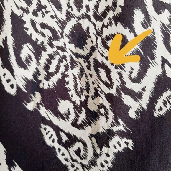 LAUNDRY / by Shelli Segal 100% Silk Scarf Style Halter Dress Sz 10 Flawed - Picture 9 of 15